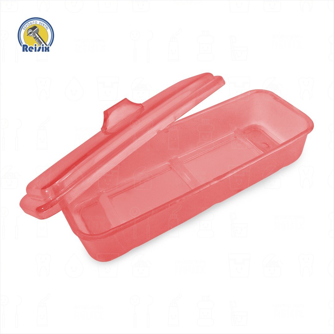 Caja para instrumental traslúcida con tapa