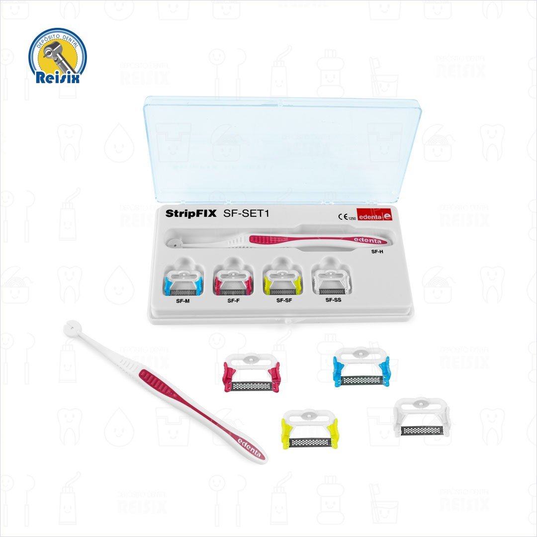 STRIPFIX Sistema de tiras de pulido para stripping y remoción de cemento con mango Edenta - Image 2