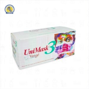 Unimask3 Vango Cubrebocas quirúrgicos tricapa Uniseal 50 pzas.