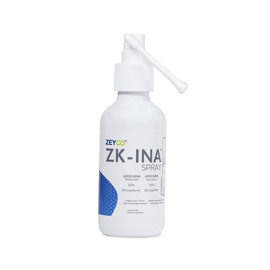 ZK-ina anestésico tópico en spray lidocaína al 10% Zeyco 115 ml. - Image 4
