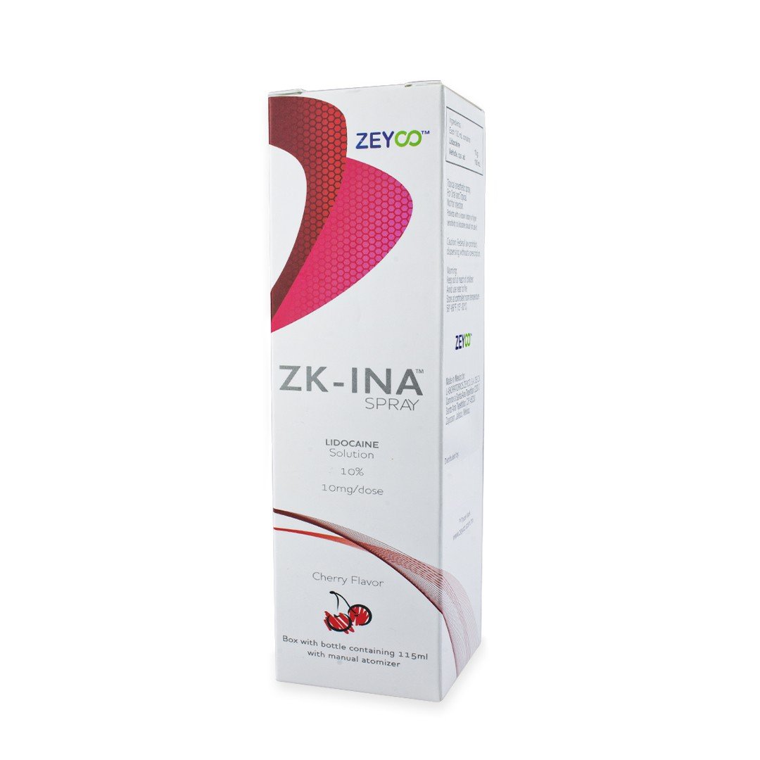 ZK-ina anestésico tópico en spray lidocaína al 10% Zeyco 115 ml. - Image 2