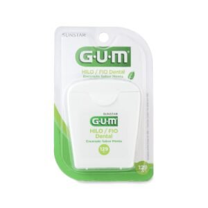 Hilo dental encerado GUM sabor menta 129 m (140 YD)