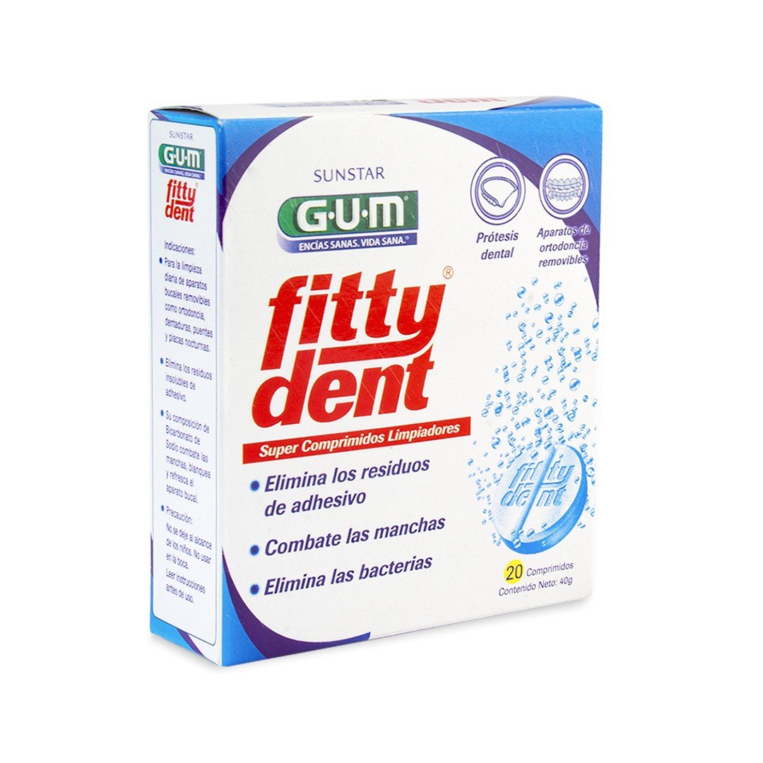Fittydent Comprimidos Limpiadores GUM