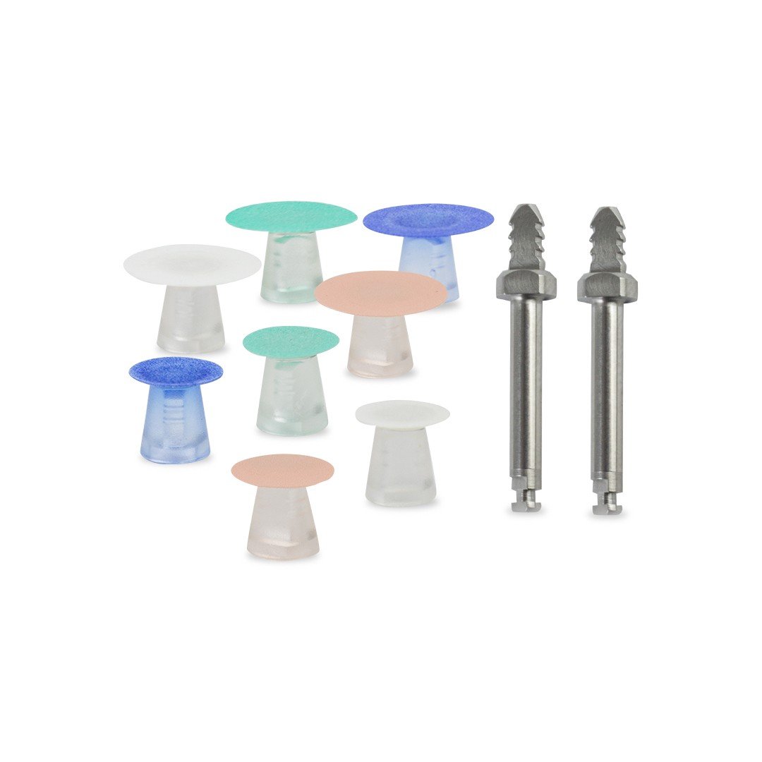 Flexi Snap kit de pulido para brillo natural en resina Edenta 160 discos y 2 mandriles - Image 3