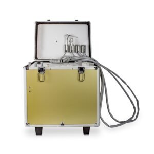 Robotin unidad dental portátil con compresor de aire tamaño chico
