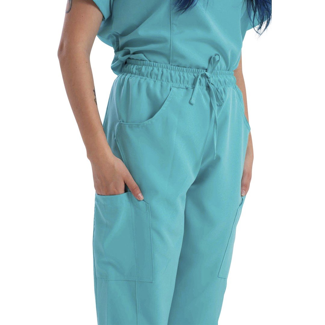 Uniforme médico conjunto de pijama quirúrgica tipo jogger antifluidos - Image 2