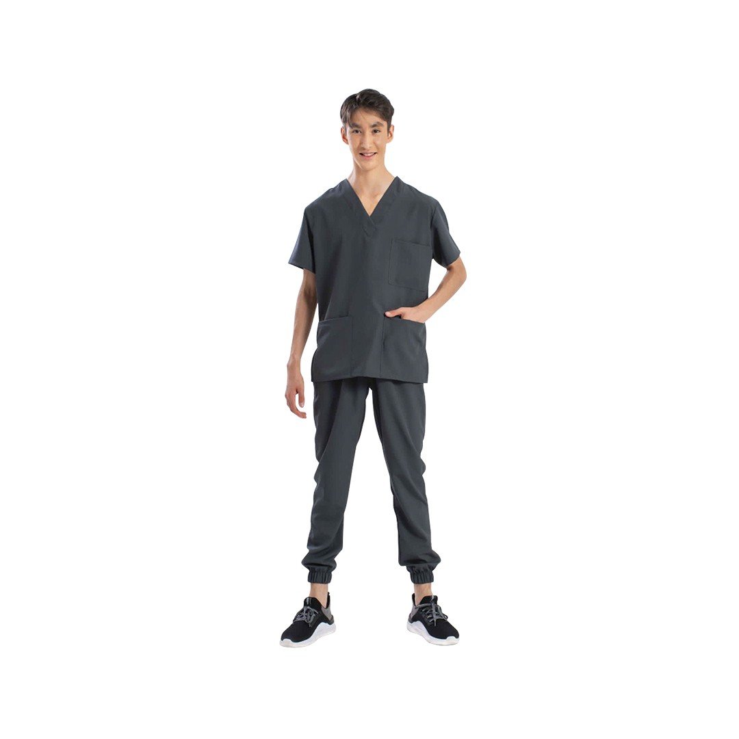 Uniforme médico conjunto de pijama quirúrgica tipo jogger antifluidos - Image 9