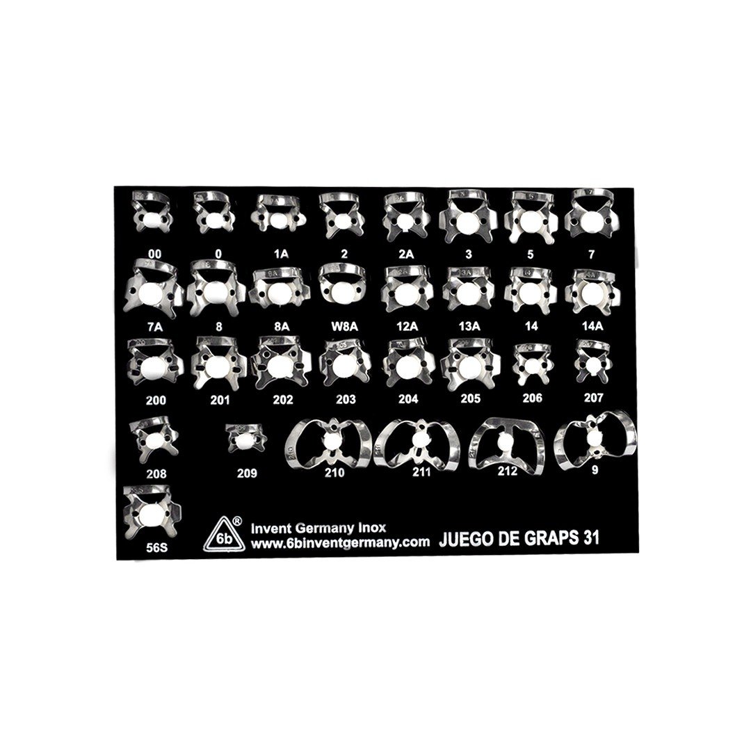 Juego de grapas línea premium 6B (GJGO1) 31 grapas