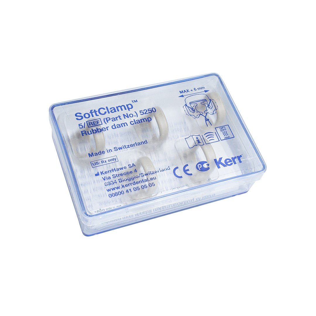 Soft Clamp estuche de grapas atraumáticas autoclavables Kerr