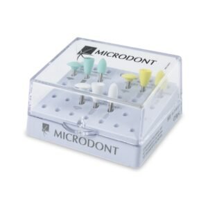 Kit con 9 pulidores de resina Microdont
