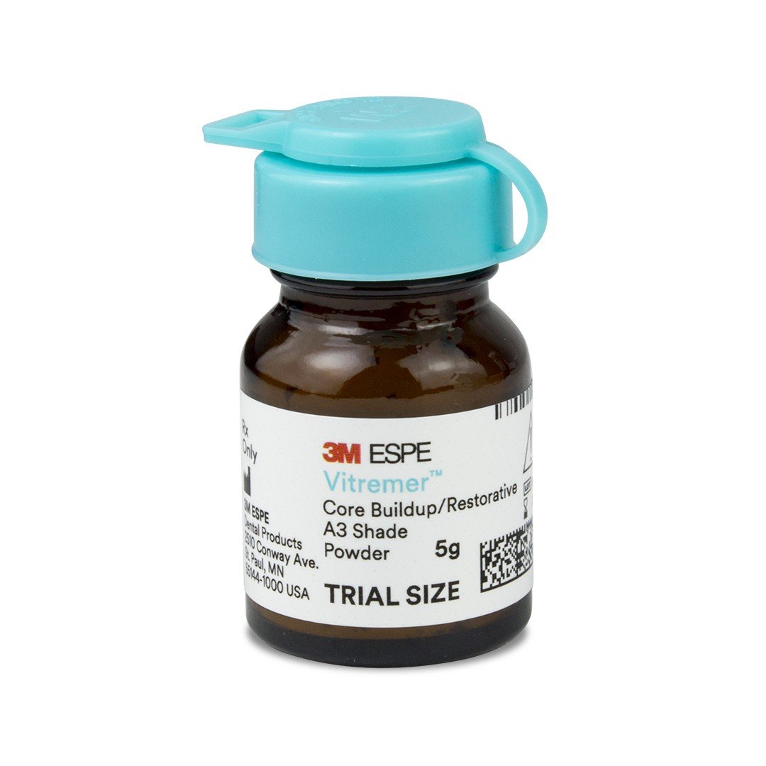 Vitremer ionómero de vidrio con flúor para reconstrucción 3M Polvo 5 gr líquido 2.5 ml