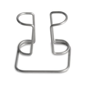 Porta Rollos de Algodón Acero Inoxidable