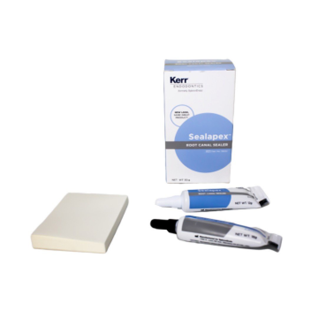 Sealapex cemento sellador de conductos radiculares Kerr 12g base y 18g catalizador