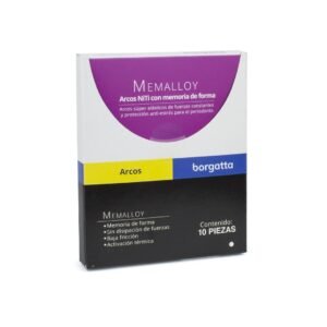 Memalloy arcos NI-TI termo activados con memoria de forma Borgatta 10 piezas