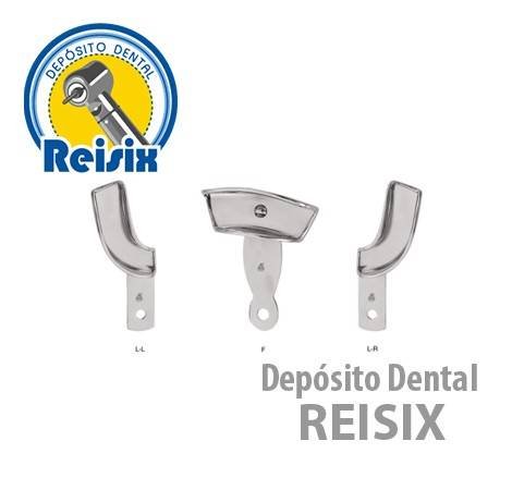 Juego de cucharillas portaimpresiones parciales lisas 6B (300-A) 3 Piezas