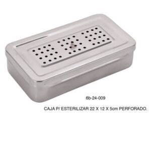 Caja para esterilizar perforada 22x12x5 6B (304-A)