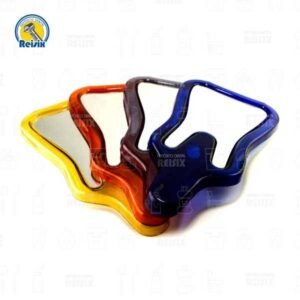 Espejo facial traslúcido en forma de muela