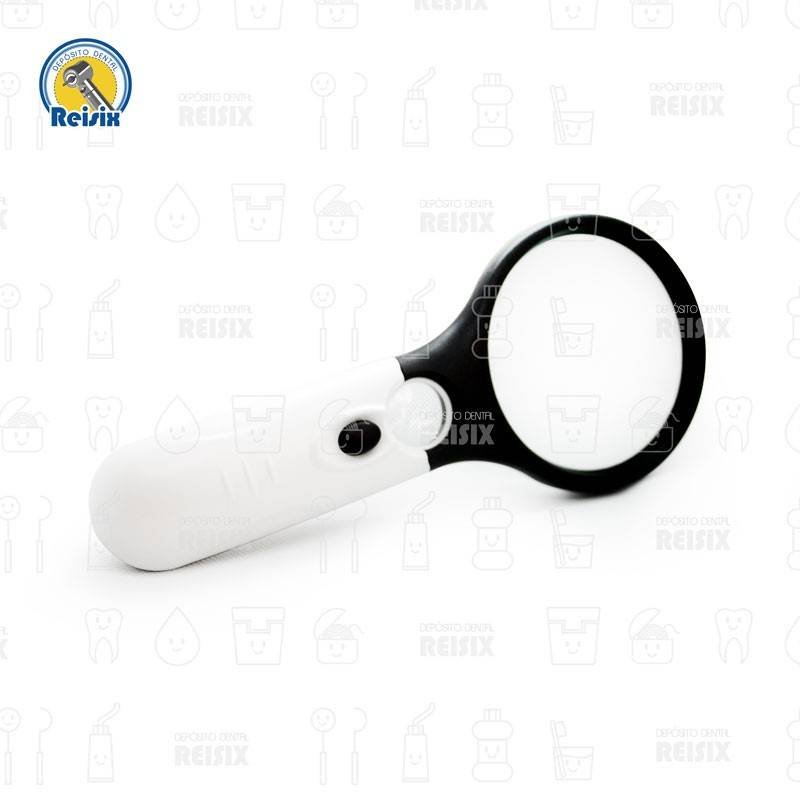 Lupa doble con iluminación 10x-20x