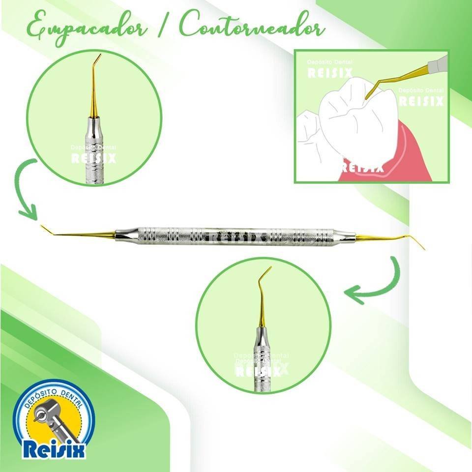 Espátula para resina 7 empacador-contorneador Discovery USA