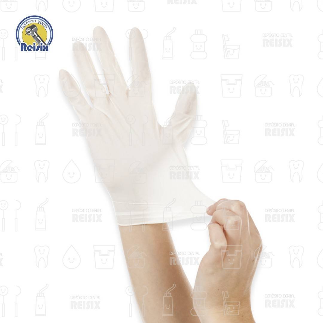 Guantes de látex estéril para exploración Uniseal 100 piezas - Image 3