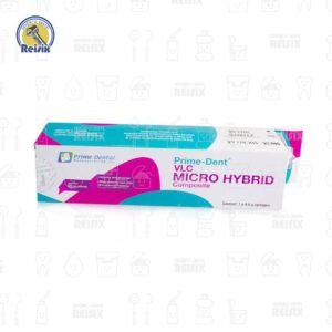 Micro Híbrida LC resina restauradora para posteriores y anteriores excelente pulido Prime Dent jeringa 4.5 g.