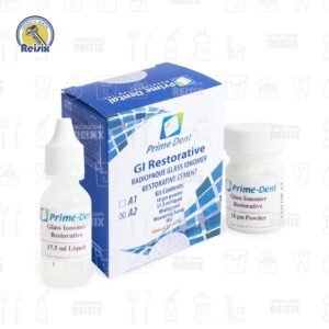 GI Restorative AC kit ionómero de vidrio cemento para restauración Prime Dent 18 g, 17.5 ml