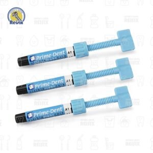 Nano-Híbrida LC resina restauradora para posteriores Prime Dent jeringa 4.5 g