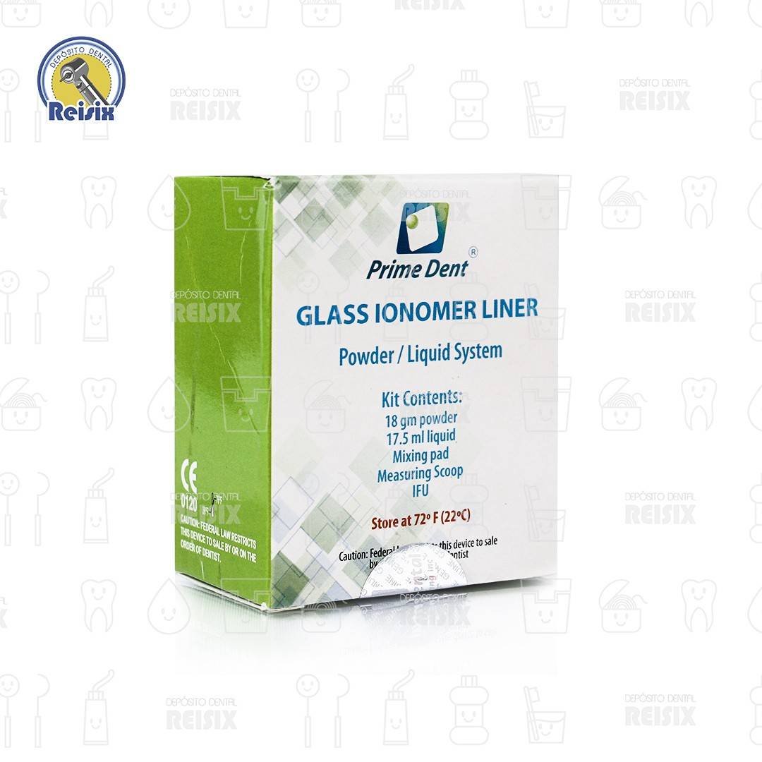 Glass Ionomer Cement ionómero de vidrio radioopaco Prime Dent 18 grs, 17.5ml - Image 2
