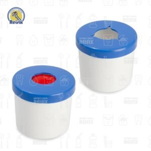 Algodonera de limpio y sucio plástico bicolor