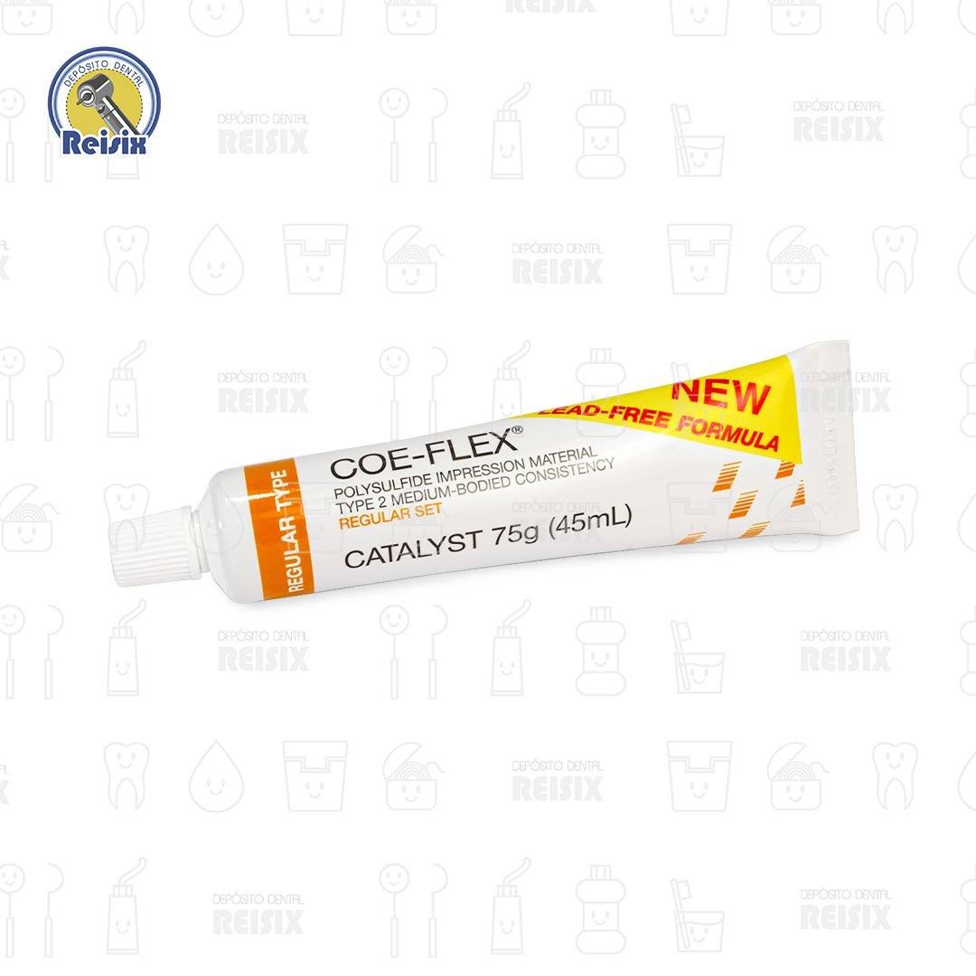 COE-FLEX material de impresión polisulfuro viscosidad media GC base 130 grs., catalizador 75 grs. - Image 3