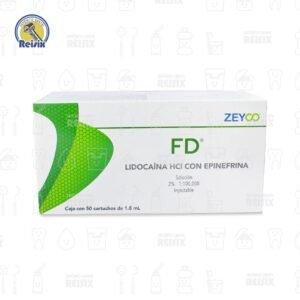 Lidocaína FD 2% anestesia lidocaína HCI con epinefrina Zeyco