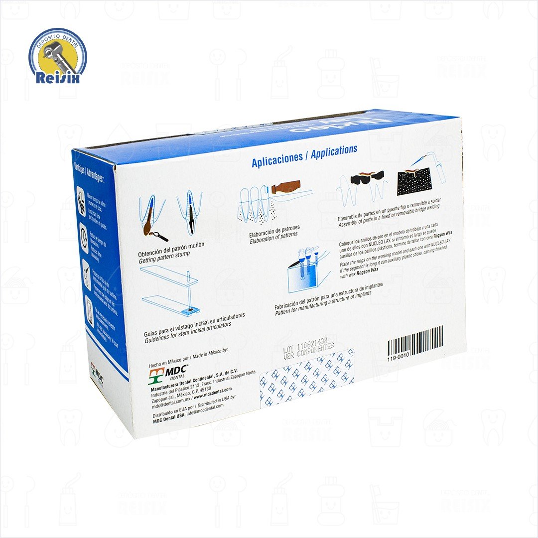 Nucleo Lay Estuche Resina autocurable para patrones directos MDC Dental 41grs,40 ml - Image 3