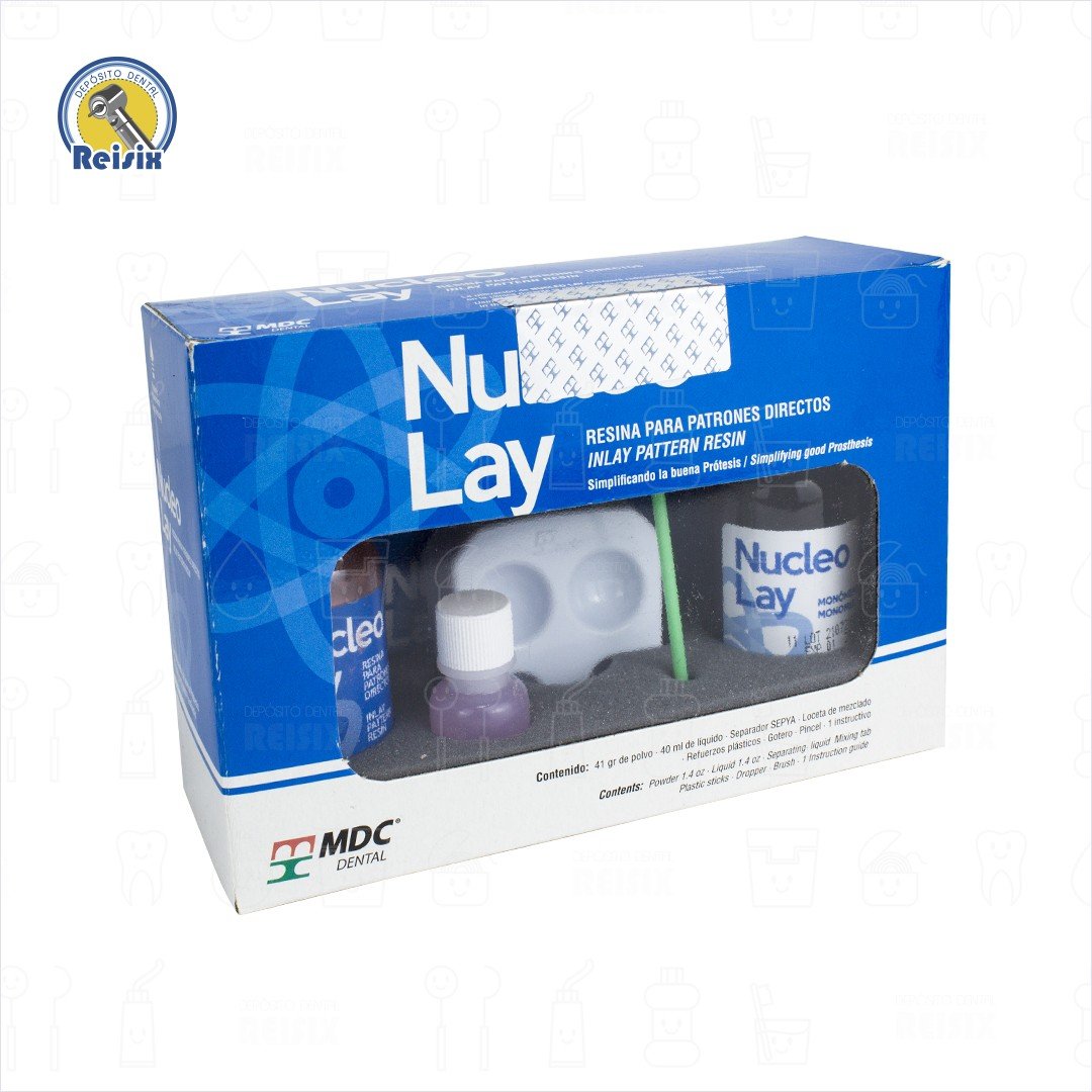 Nucleo Lay Estuche Resina autocurable para patrones directos MDC Dental 41grs,40 ml - Image 2