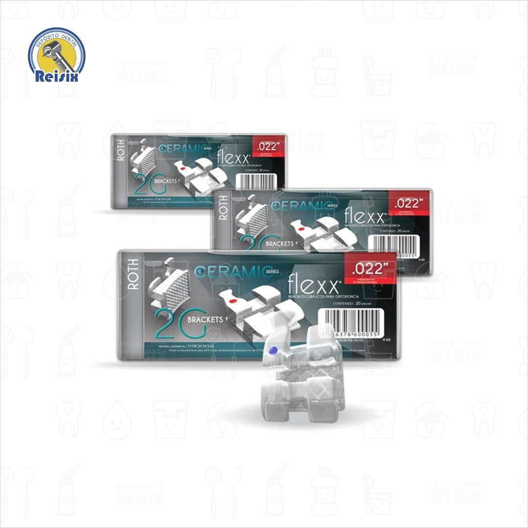 Ceramic Flexx Set de Brackets 2G efecto invisible policristalizado - Image 3