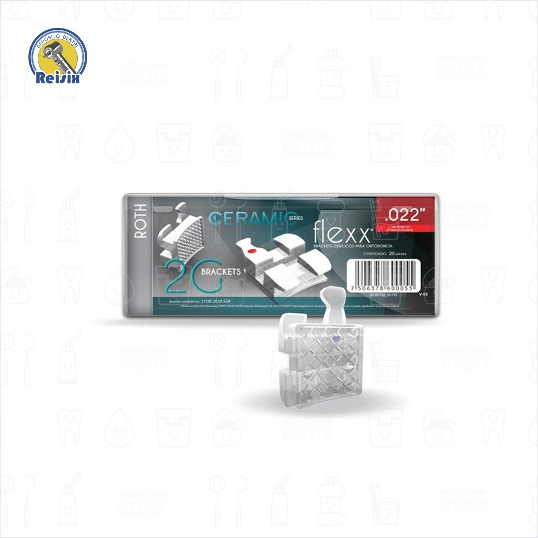 Ceramic Flexx Set de Brackets 2G efecto invisible policristalizado