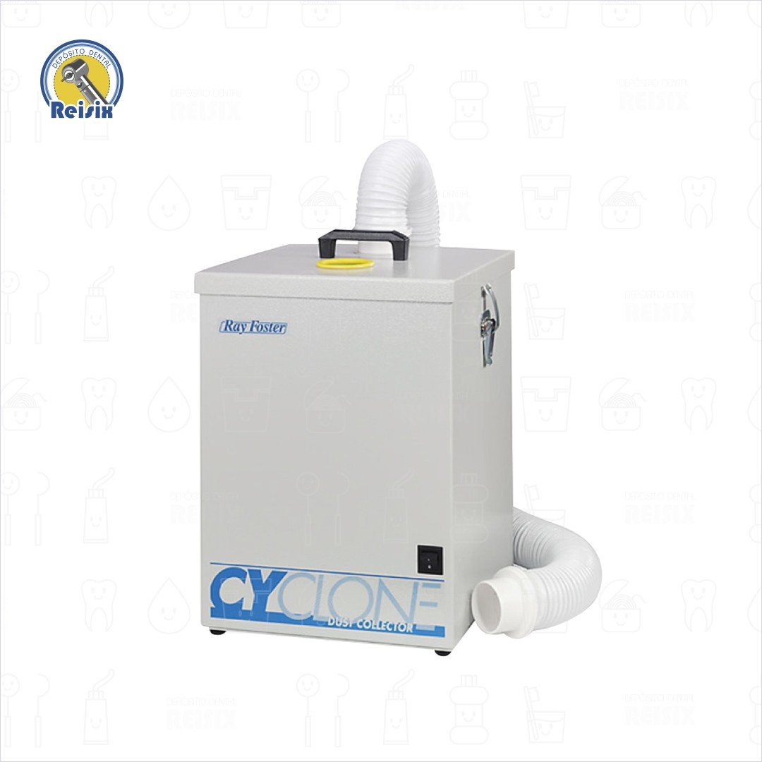 CYCLONE Colector de polvo silencioso Ray Foster Succión de 1 hp