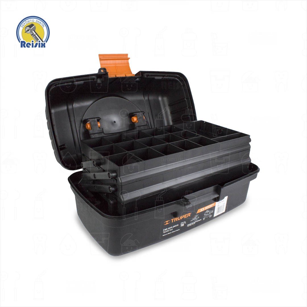 Pesquera caja para instrumental de 3 charolas deslizables - Image 2