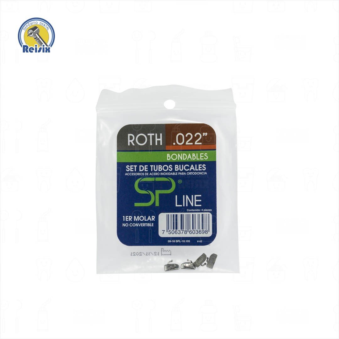 SP LINE Set de tubos para primeros molares no convertible con malla Ah Kim Pech - Image 3