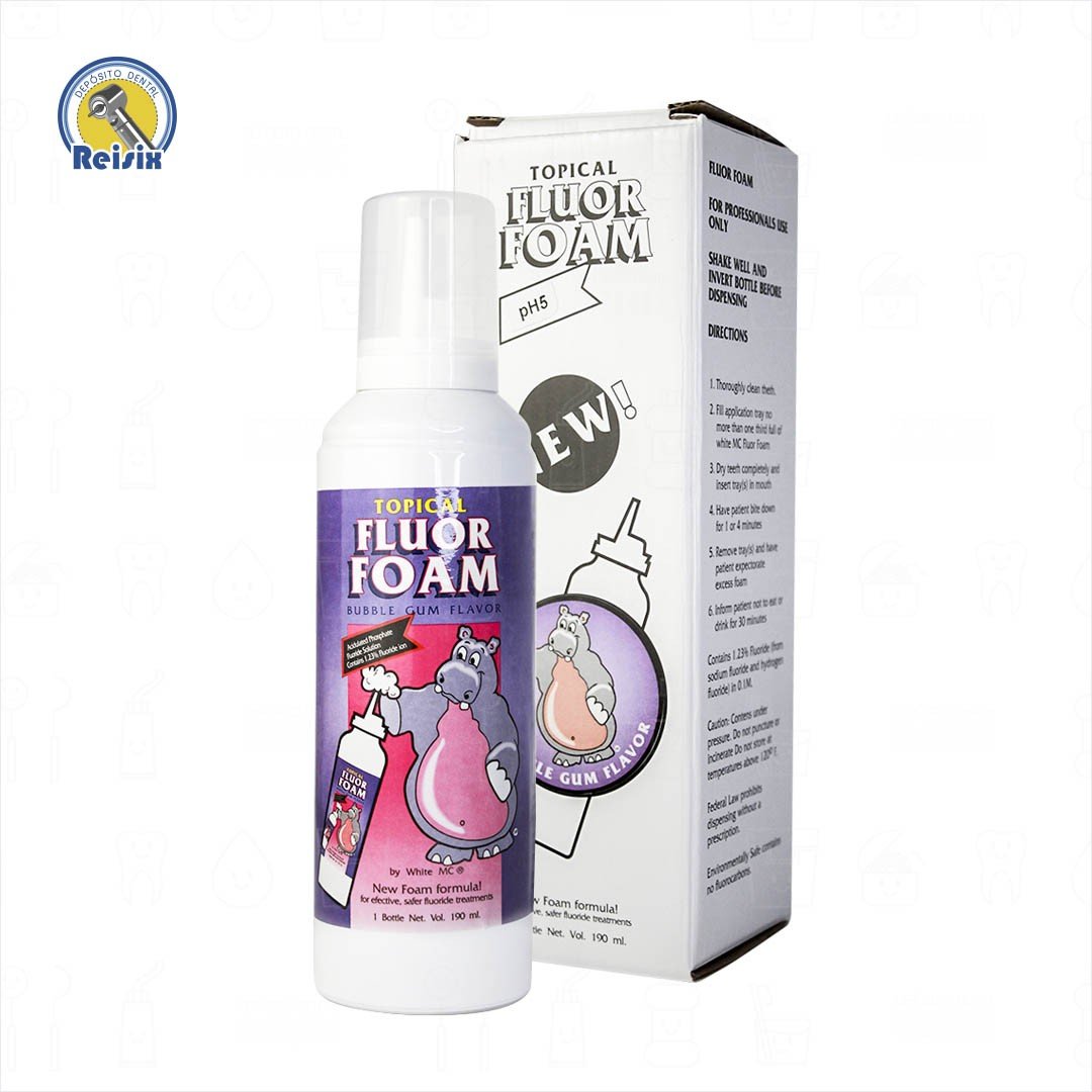 Fluor Foam Espuma de Fluoruro de Sodio Viarden 417ml - Image 5
