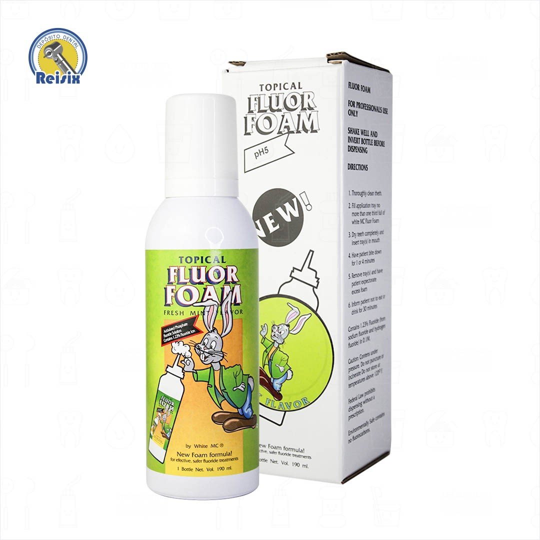Fluor Foam Espuma de Fluoruro de Sodio Viarden 417ml - Image 3