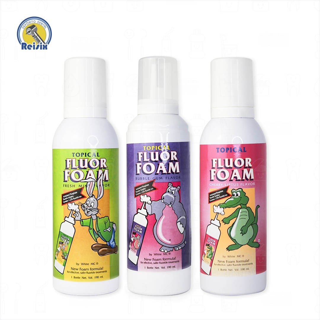 Fluor Foam Espuma de Fluoruro de Sodio Viarden 417ml