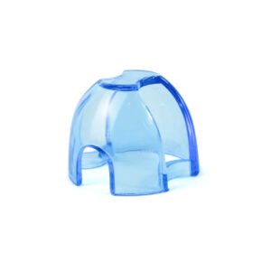 Abrebocas tipo burbuja de policarbonato con bloqueador de lengua 2 piezas