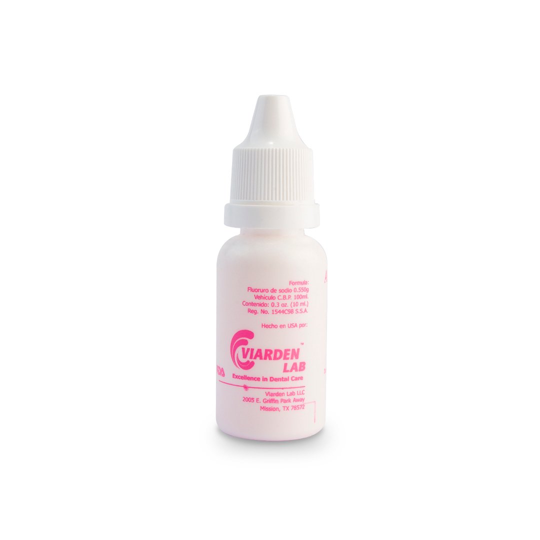 Aquafluor gotas ingeribles de fluoruro de sodio Viarden sabor tutti frutti 10 ml - Image 3