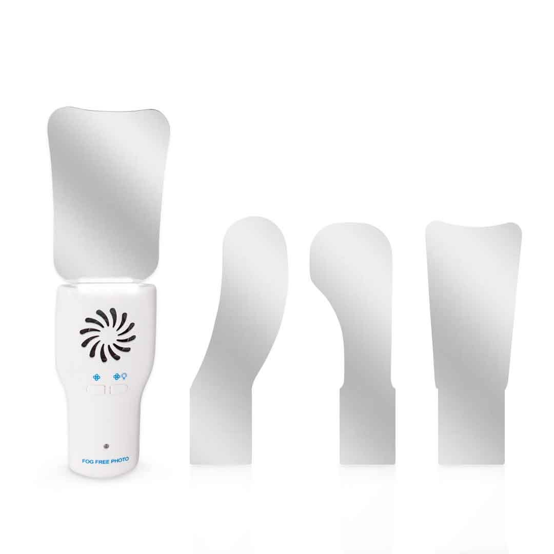 Espejo Intraoral para Fotografía (anti empañante con ventilador integrado)