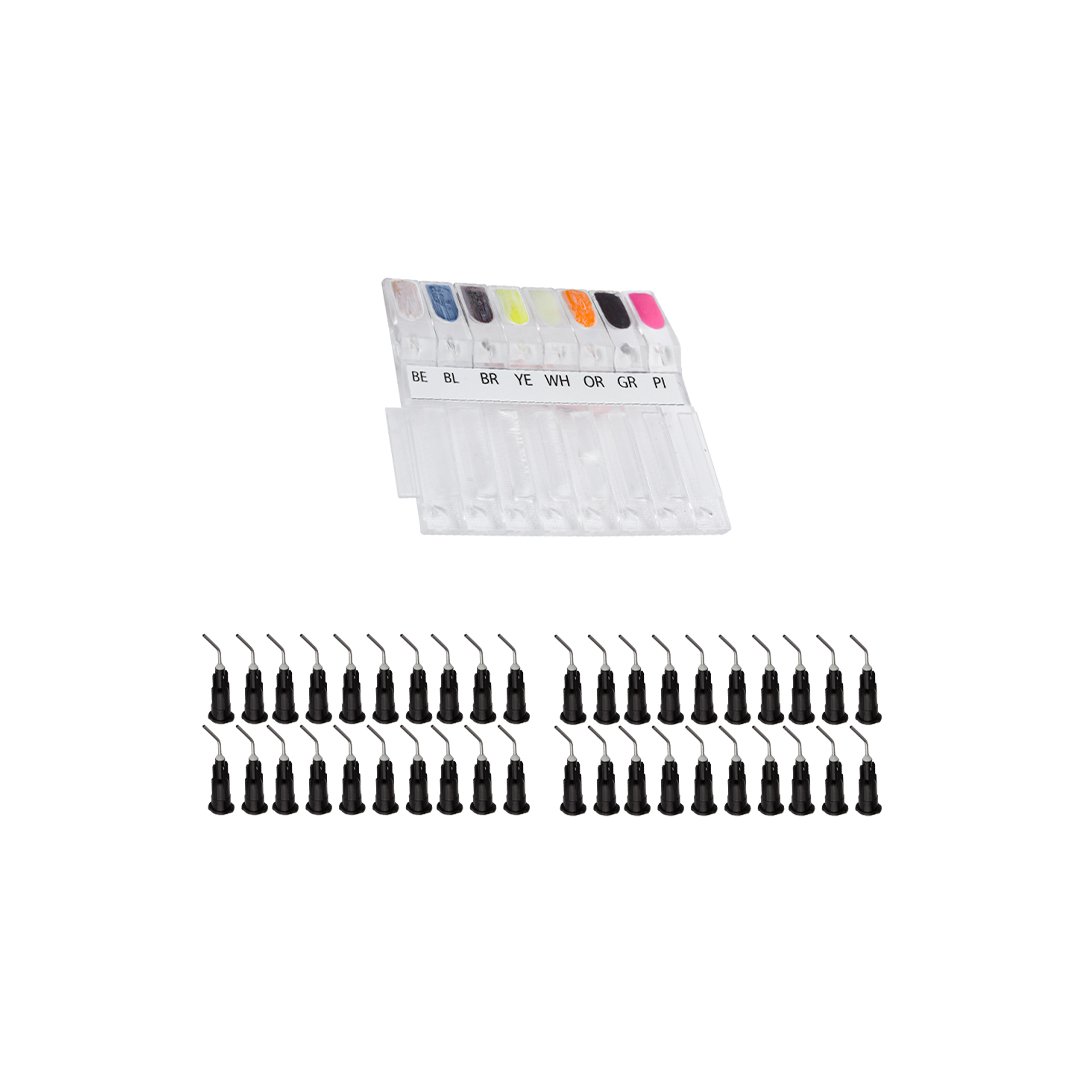 Kit con 8 jeringas de resina fotopolimerizable para caracterización Parafil Stain PRIME DENT 1.6 g. - Image 10