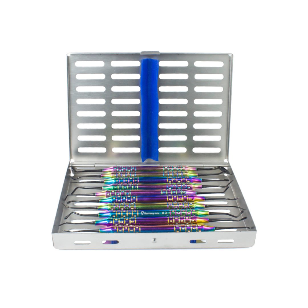 Kit de espatulas de teflon para resina para anterior y posterior incluye cassette 10 piezas - Image 10