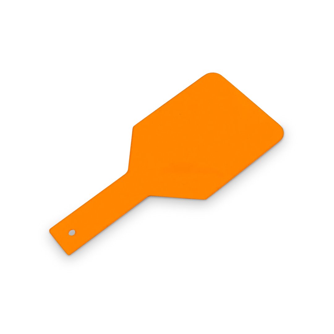 Paleta naranja de filtro de protección ocular para fotocurado.