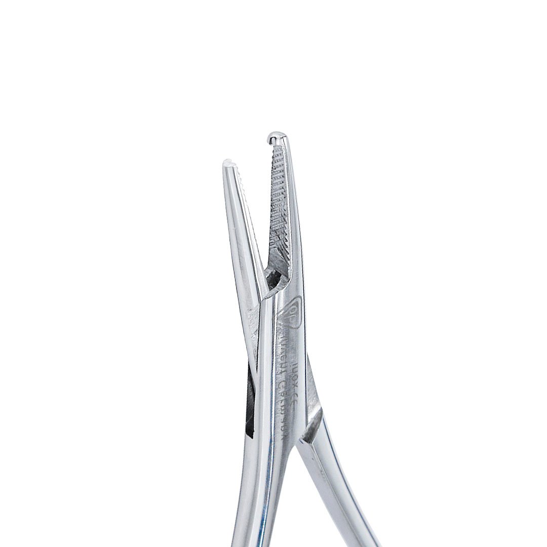 Pinza Mathieu con punta gancho para colocación de elásticos 6B (026-B) - Image 2