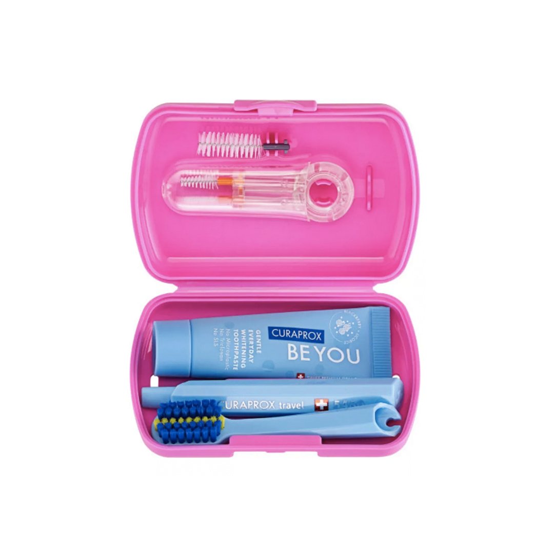 Travel set ortho set de viaje cepillo 5460 ortho + pasta be you 10 ml + 3 cepillos interdentales Curaprox - Image 3