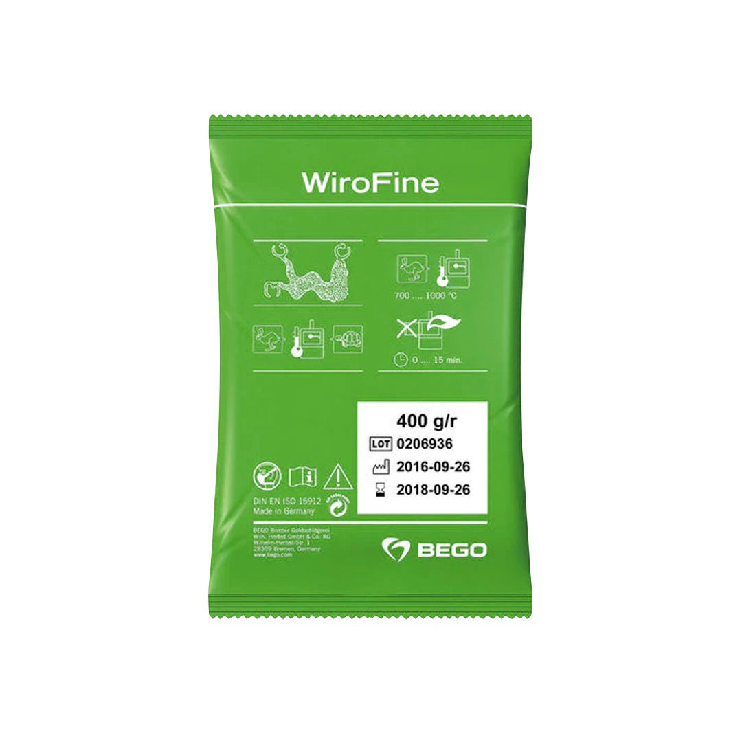 Wirofine material de revestimiento universal Bego 400g